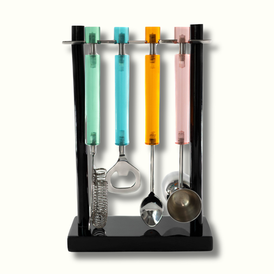 Gezellig Prism Collection Resin Barware Set