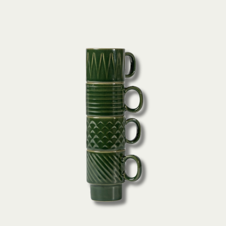 Sagaform Coffee & More Espresso Mug - Set of 4