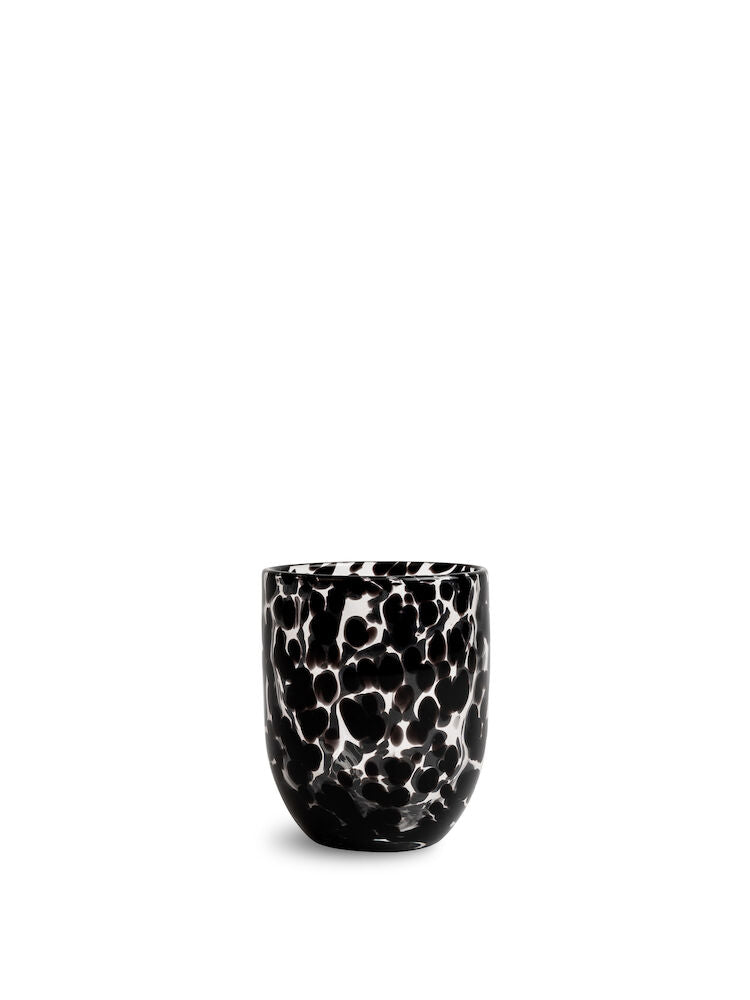 Byon by Widgeteer Confetti Glass Tumblers, Set of 6, Black