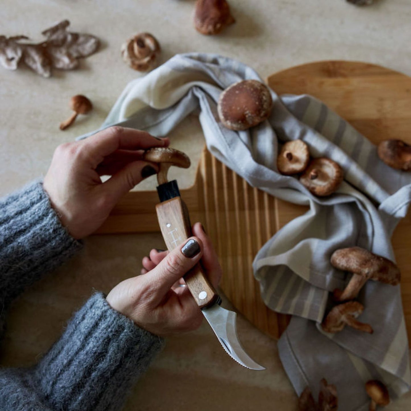 Sagaform by Widgeteer Karl-Johan Bag with Mushroom Knife