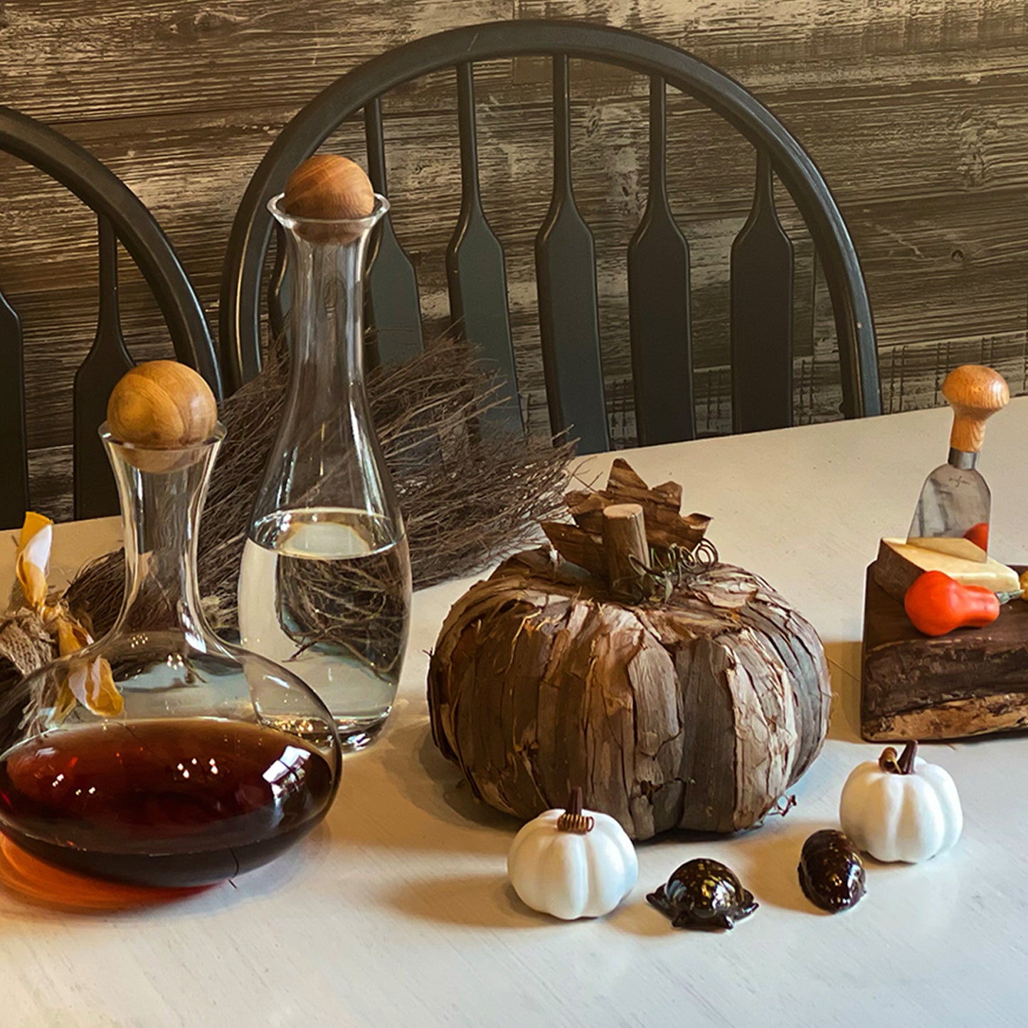 Sagaform Nature Carafe Bottle with Oak Stopper Tabletop Widgeteer Inc. Sagaform Nature carafe 0032 IMG 1727