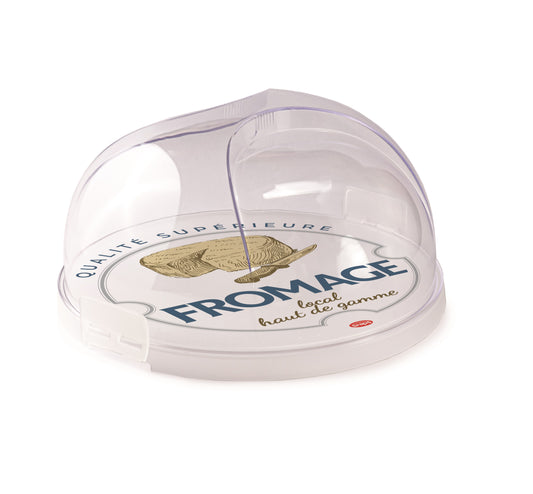 Snips by Widgeteer Round Cheese Storage Container, 9", Clear
