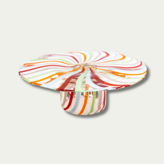 Gezellig Reversible Cake Stand and Chip and Dip Platter