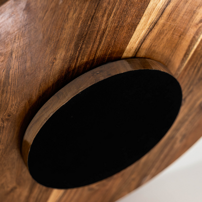 Jeanne Fitz Wood + White Collection Compartment Lazy Susan