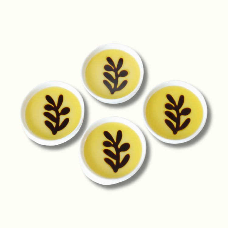 Jeanne Fitz Mini Olive Oil & Balsamic Vinegar Dipping Trays - Set of 4