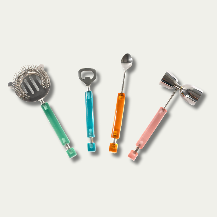 Gezellig Prism Collection Resin Barware Set