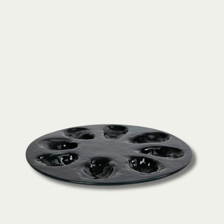 Byon Oyster Serving Plate - Black
