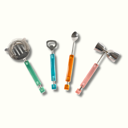 Gezellig Prism Collection Resin Barware Set