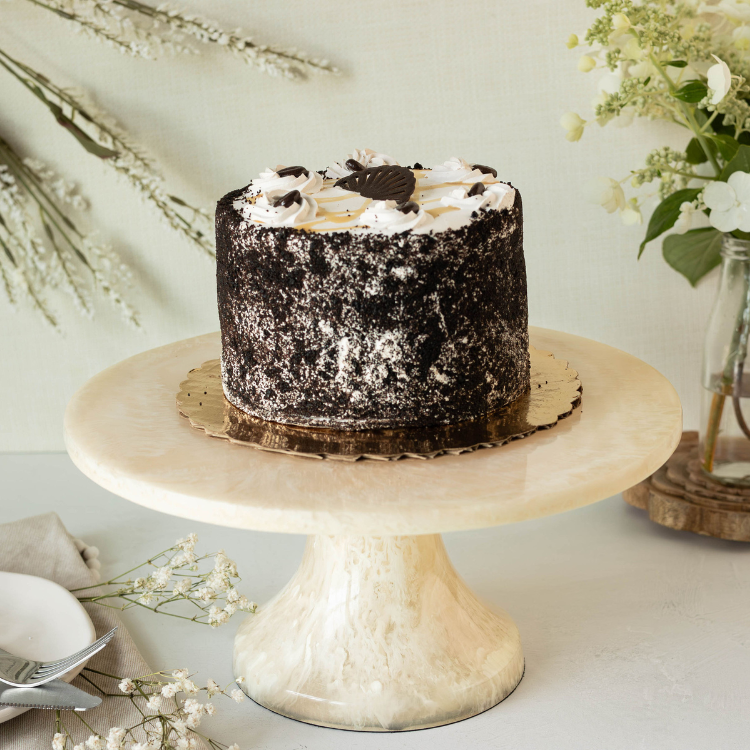 Jeanne Fitz Resina Colección Cake Stand - Crema