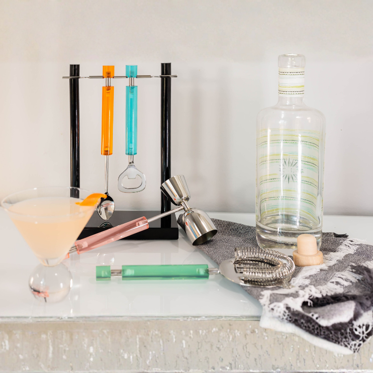 Gezellig Prism Collection Resin Barware Set