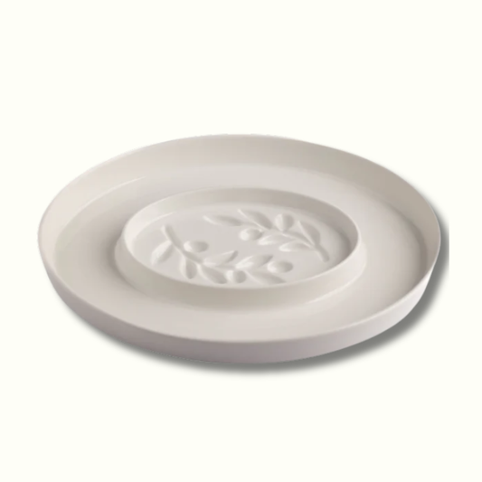 Jeanne Fitz Olive Oil & Vinegar Dipping Tray - Olive Branch