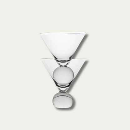Byon Spice Martini Glass - Clear, Set of 2