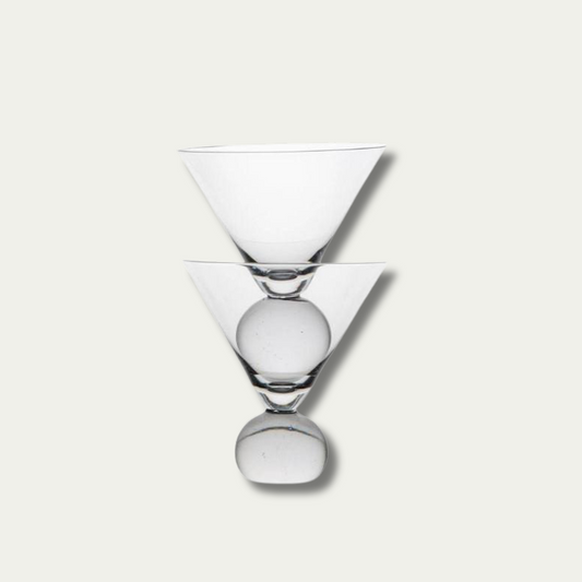 Byon Spice Martini Glass - Clear, Set of 2