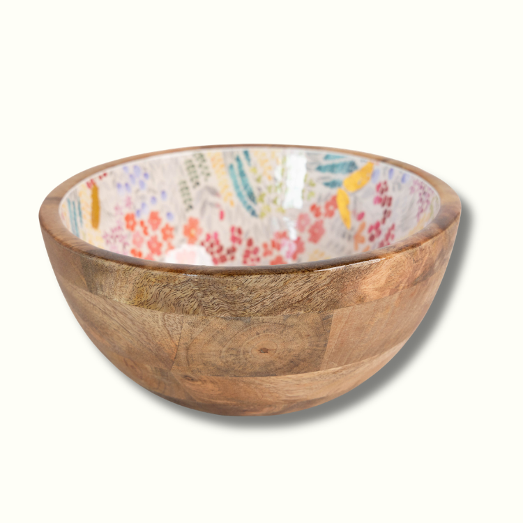 Jeanne Fitz Medium Floral Gold Foil Bowl
