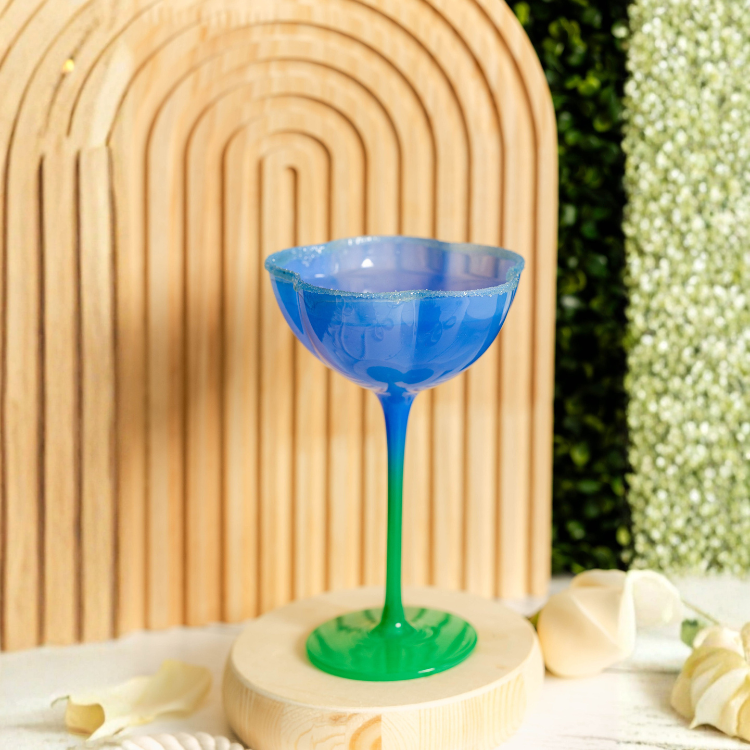 Jeanne Fitz Ombre Flower Coupes - Set of 4