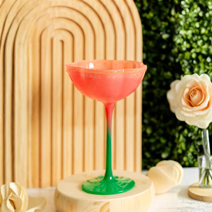 Jeanne Fitz Ombre Flower Coupes - Set of 4
