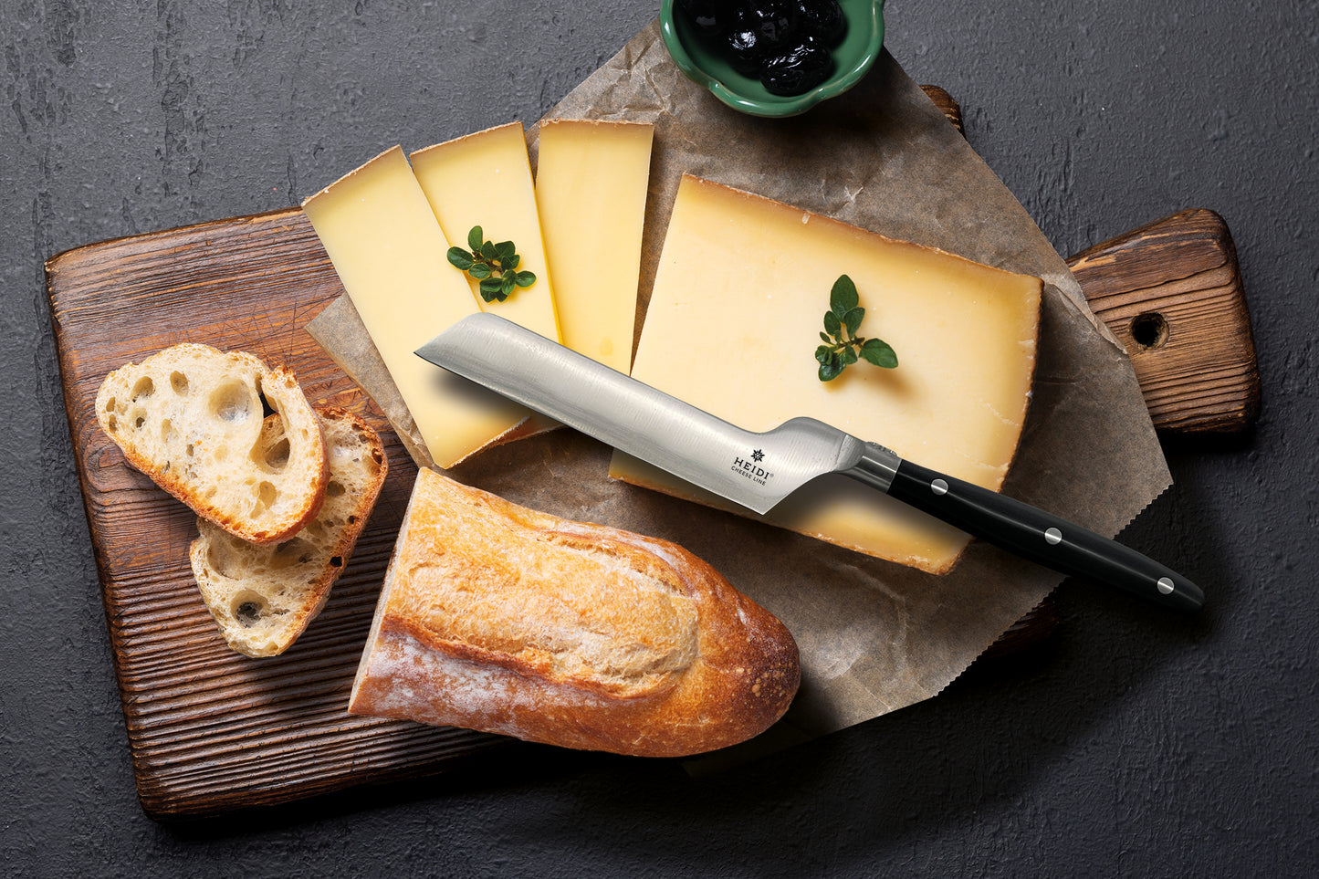 HCL Edelweiss Hard Cheese Knife and ABS Handle