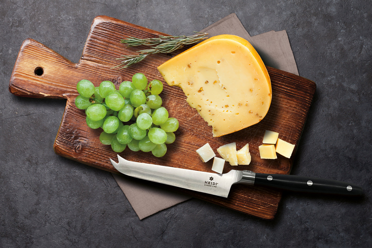 HCL Cheese Knife Universal with Edelweiss Bolster and ABS Handle