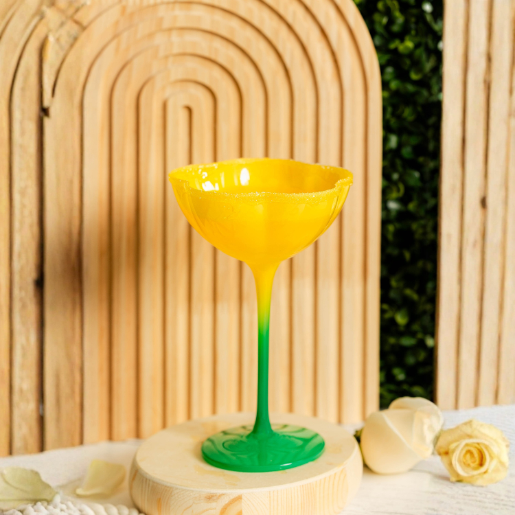 Jeanne Fitz Ombre Flower Coupes - Set of 4