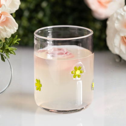 Jeanne Fitz Flower Icon Glasses - Set of 4