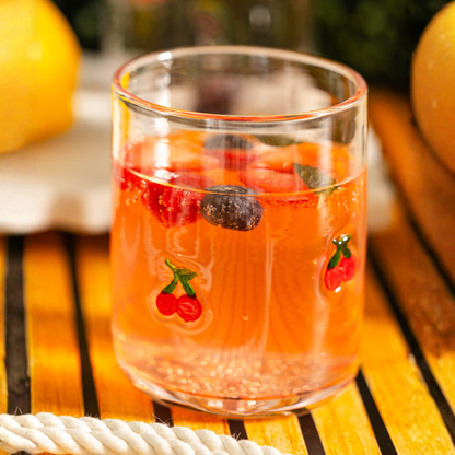 Jeanne Fitz Fruit Icon Glasses - Set of 4