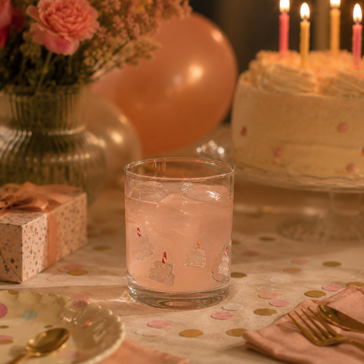 Jeanne Fitz Cake Icon Glasses -Set of 4