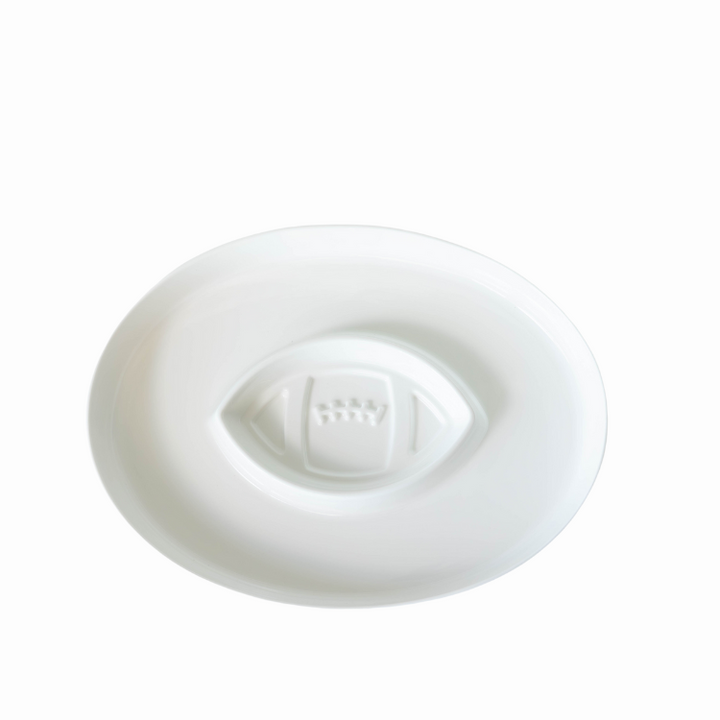 JEANNE FITZ OIL & VINEGAR DIPPING PLATTER - FOOTBALL