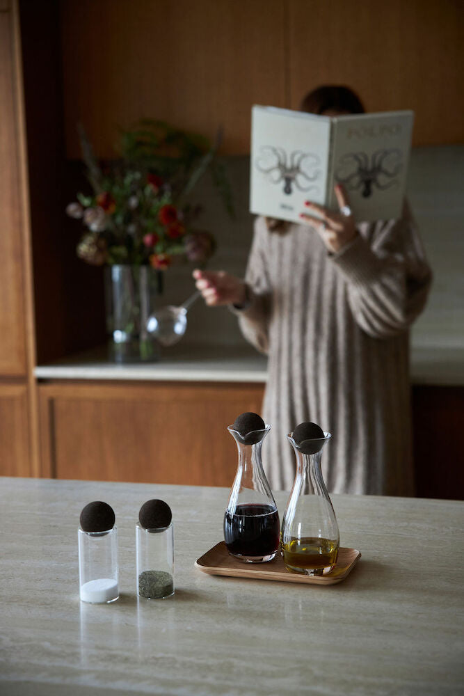 Sagaform by Widgeteer Nature Salt and Pepper Shakers with Cork Stoppers, Set of 2