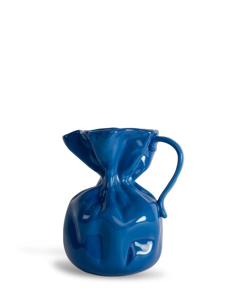 ByON by Widgeteer Crumple Vase, Blue