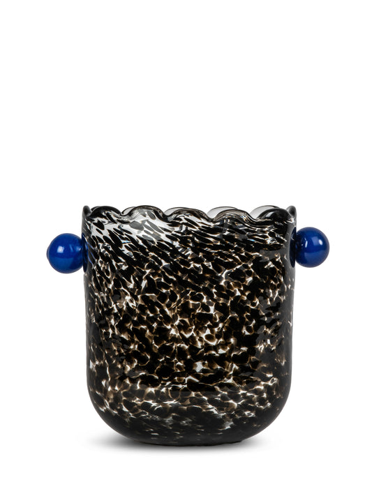 Byon by Widgeteer Messy Vase/Wine Cooler, black/blue