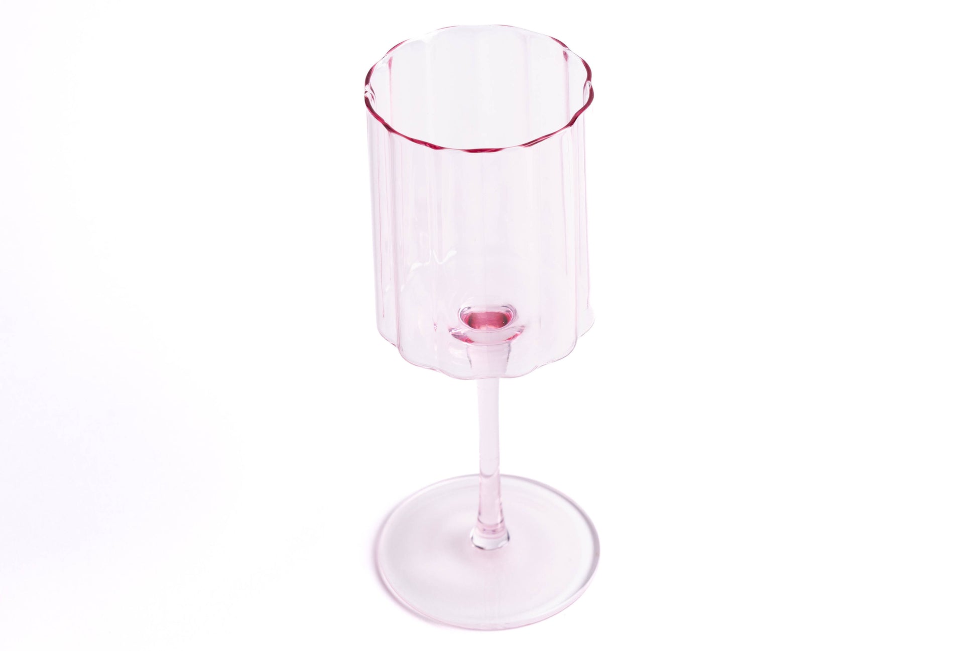 Jeanne Fitz Slant Collection Red Wine Glasses Set Of 2 Gold