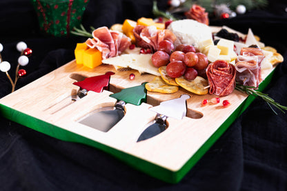 Tootles! by Jeanne Fitz Christmas Cheese Board - 4 Piece Set