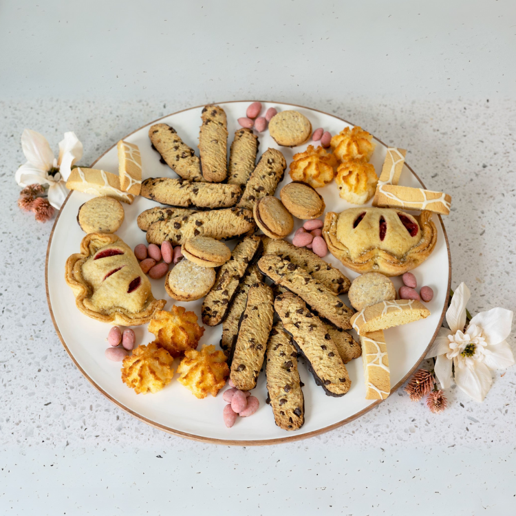 Jeanne Fitz Wood & White Collection Lazy Susan