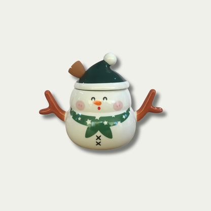 Jeanne Fitz Snowman Jar - Set of 4