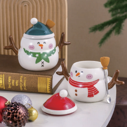 Jeanne Fitz Snowman Jar - Set of 4