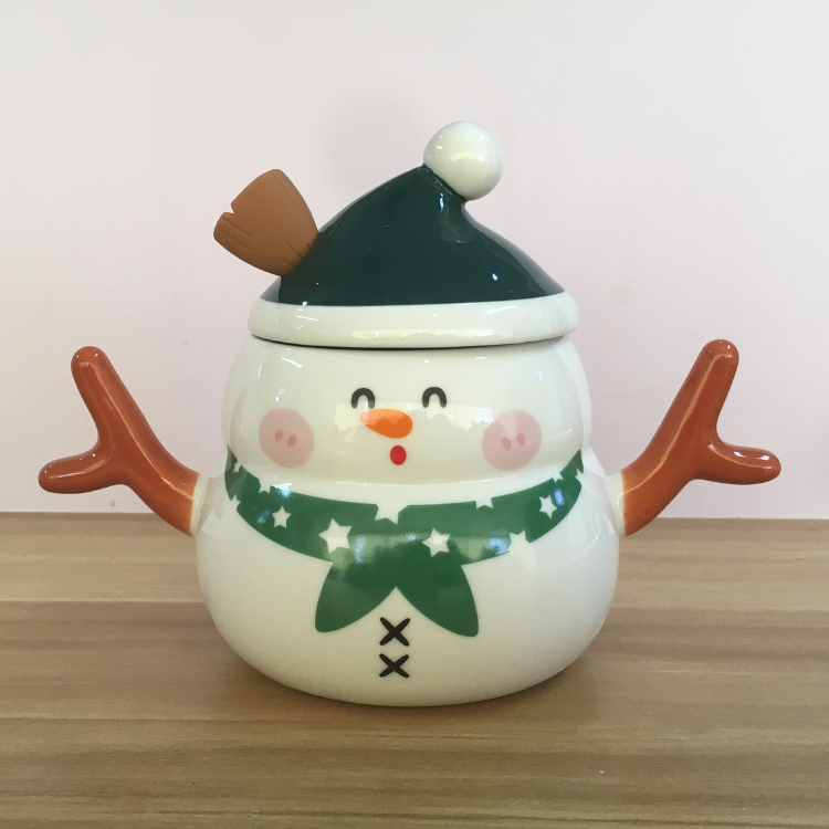 Jeanne Fitz Snowman Jar - Set of 4