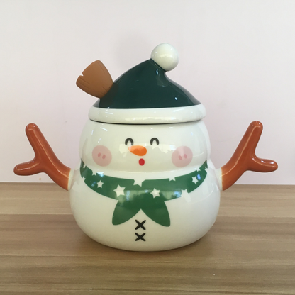 Jeanne Fitz Snowman Jar - Set of 4