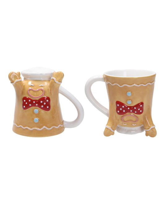 Tognana by Widgeteer Gingerbread Up & Down Mug, Set of 2