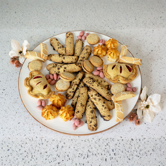 Jeanne Fitz Wood & White Collection Lazy Susan