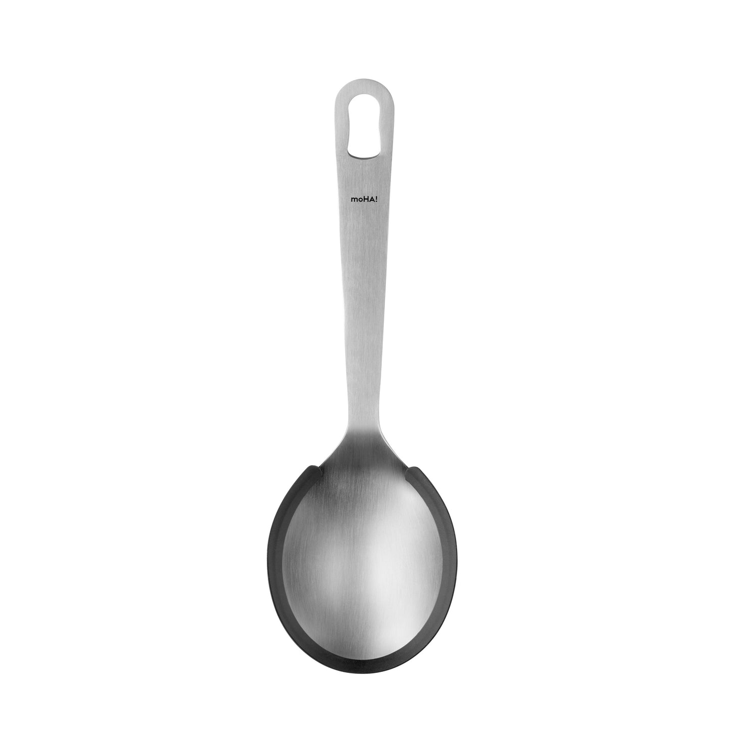 MoHA! by Widgeteer Riso Rice Spoon, Stainless Steel/Silicone