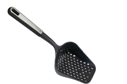 Jeanne Fitz Nylon Measuring Scoop Colander, Black