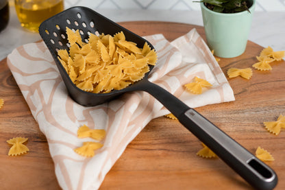 Jeanne Fitz Nylon Measuring Scoop Colander, Black