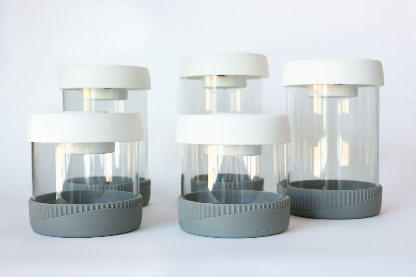 Jeanne Fitz Vacuum Storage Canisters - Set of 5