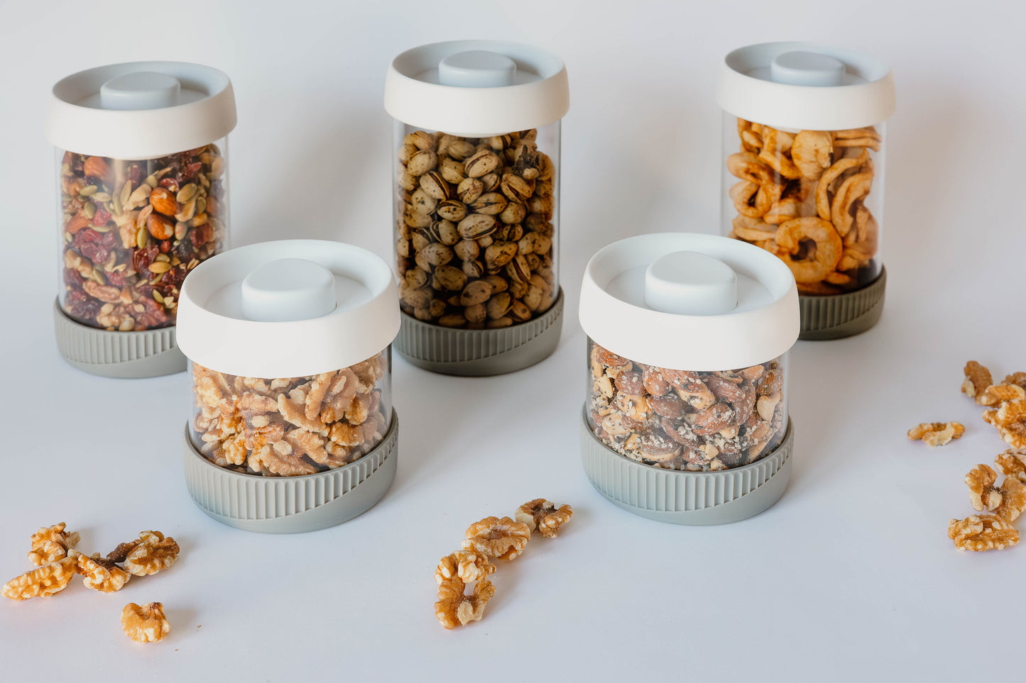 Jeanne Fitz Vacuum Storage Canisters - Set of 5