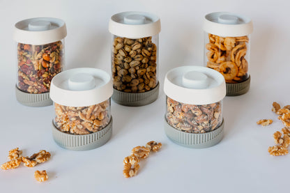 Jeanne Fitz Vacuum Storage Canisters - Set of 5