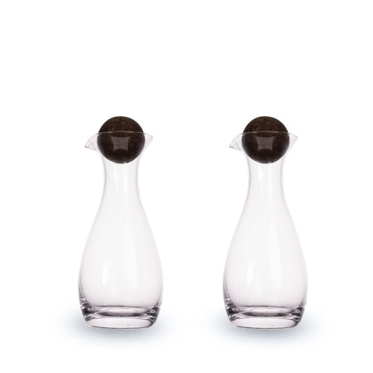 Sagaform by Widgeteer Nature Oil/Vinegar Bottles with Cork Stoppers, Set of 2