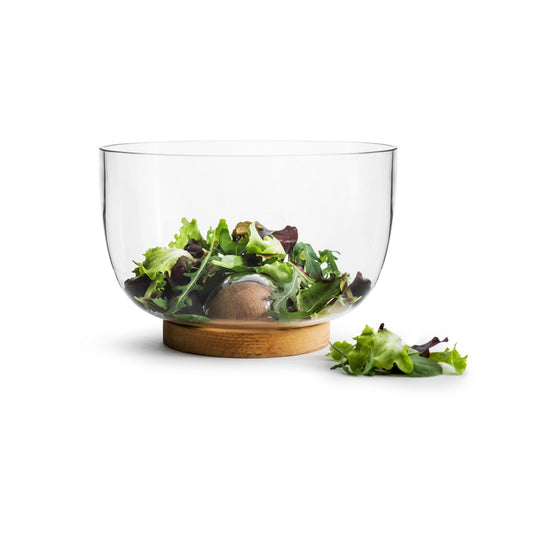 Sagaform by Widgeteer Nature Salad Bowl w- Oak Trivet
