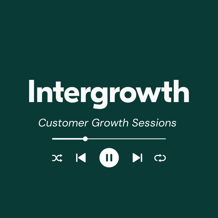 Customer Growth Sessions podcast cover by Intergrowth