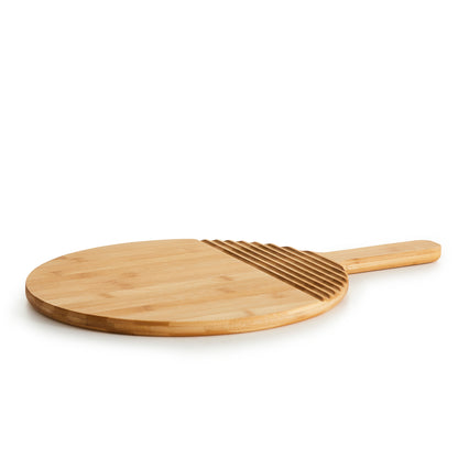 Sagaform Nature Round Chopping &#038; Serving Board, Bamboo  Widgeteer Inc.   5018056 Round Chopping board 0003 5018056 front