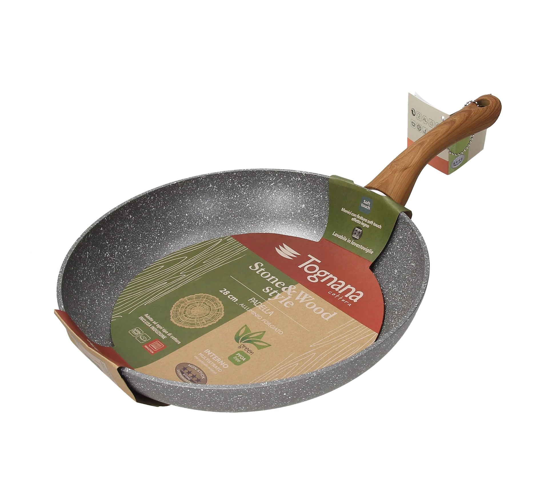 Tognana Wood & Stone Style Fry Pan -  Premium Frying Pan – Widgeteer Inc  Shop